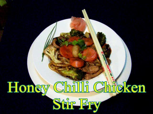 Honey Chilli Chicken Stir fry Ipad