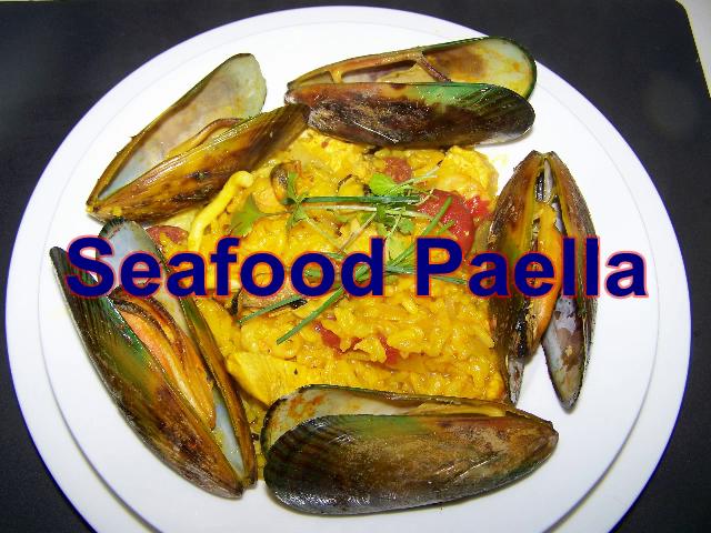 Seafood Paella Ipad