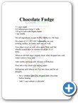 Chocolate Fudge