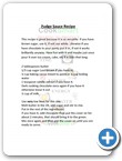 Fudge Sauce Recipe